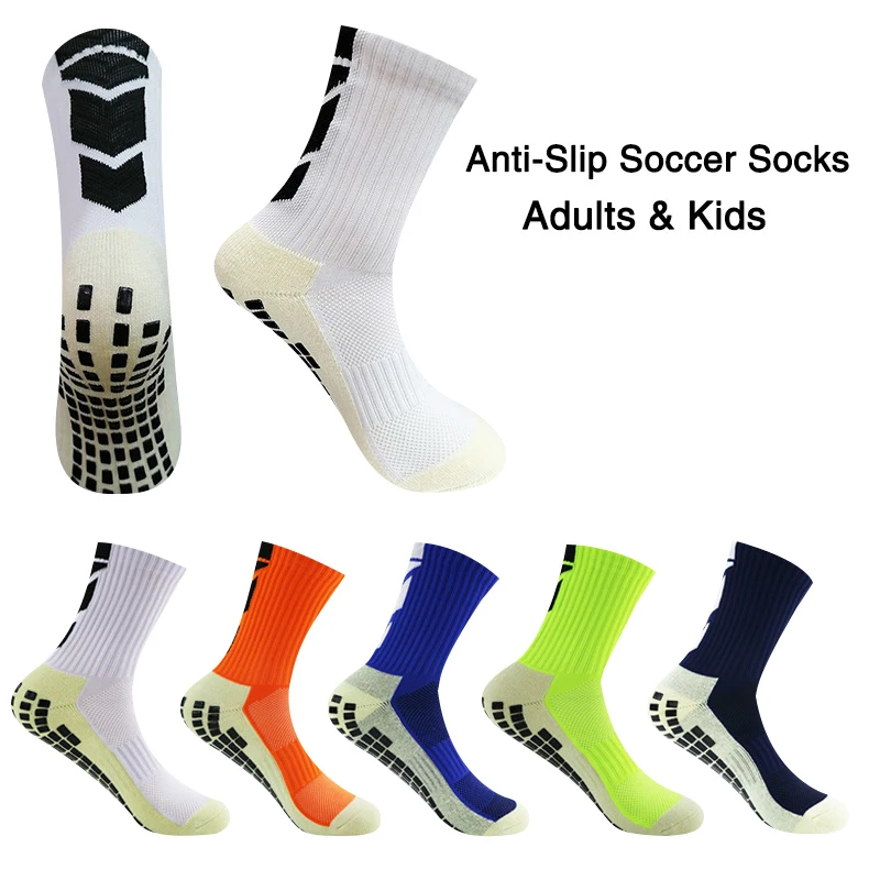 

Skid Thickened Grip Anti-Slip Football Breathable Socks Non Sports Soccer Socks Adults Kids Outdoor Cycling Sock