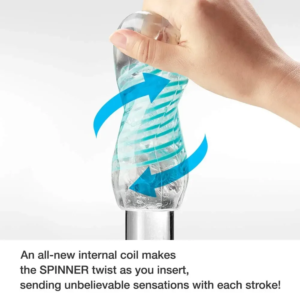 TENGA 6 Styles Cool Pussy Reusable Masturbation Silicone SPINNER Male Masturbator Cup Rotary suction Sex Toys for Spiral Pocket TENGA 6 Styles Cool Pussy Reusable Masturbation Silicone SPINNER Male Masturbator Cup Rotary suction Sex Toys for Spiral Pocket