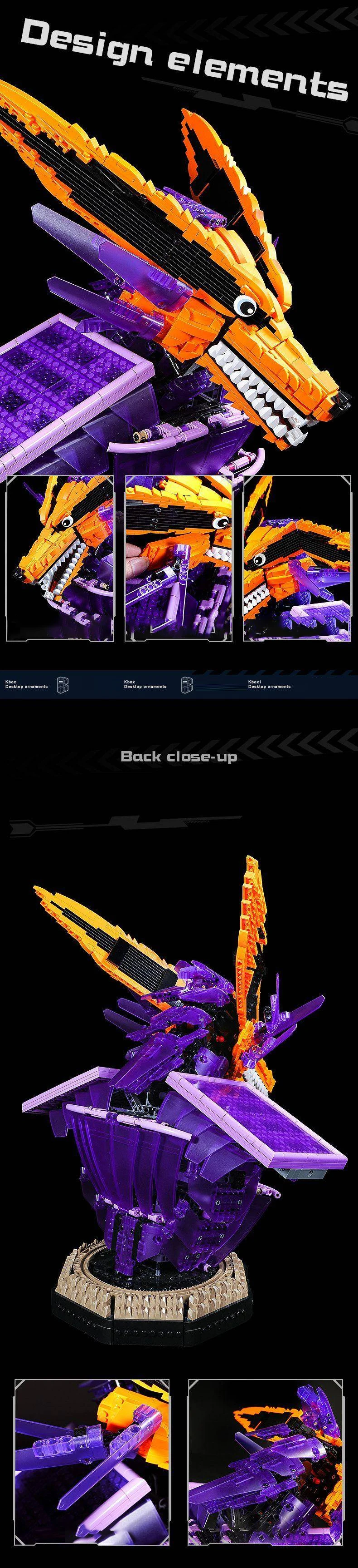 2830PCS New Anime Hokage Nine Tailed Demon Building Blocks Figure Fox Model Brick Desktop decoration Assembles Toys Gift for Kid 2830PCS New Anime Hokage Nine Tailed Demon Building Blocks Figure Fox Model Brick Desktop decoration Assembles Toys Gift for Kid