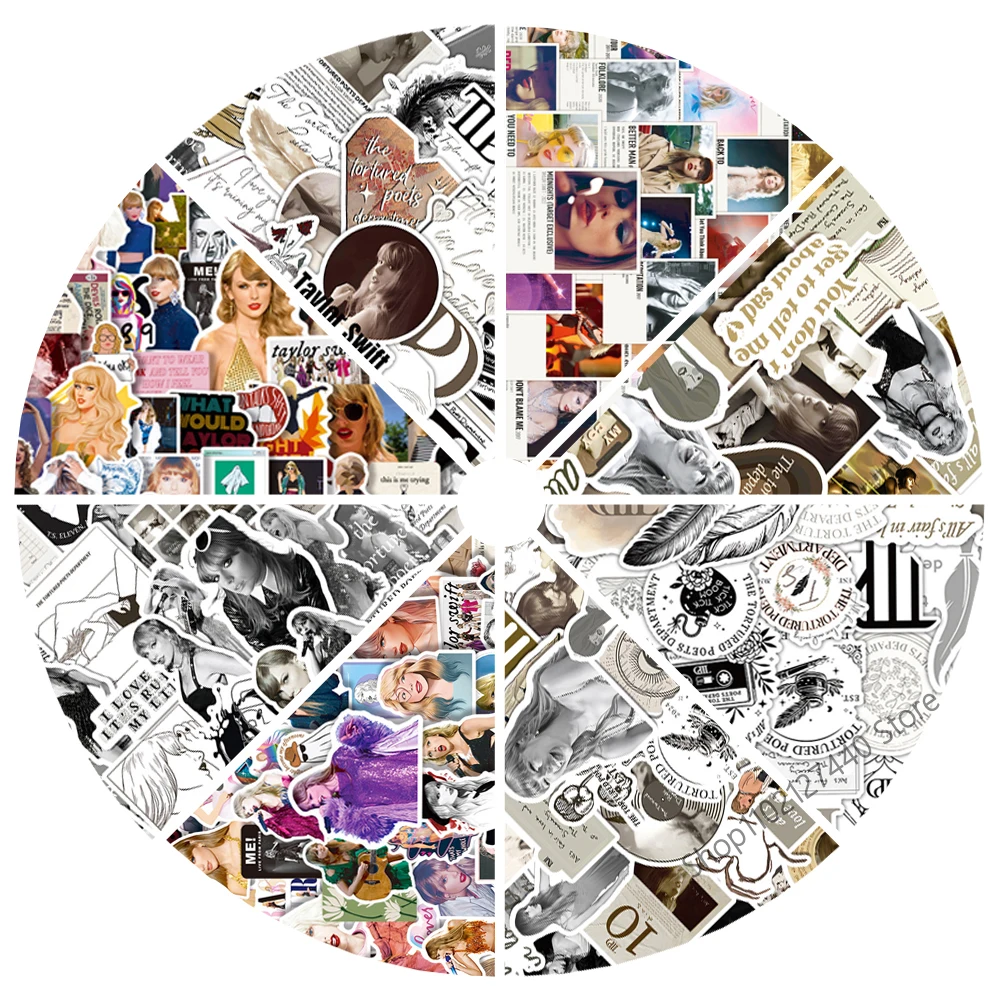 50/100PCS Singer Swift Taylor TTPD Album Stickers Tortured Poets Depertment Decals Laptop Phone Car Decoration Sticker Toy Gift
50/100PCS Singer Swift Taylor TTPD Album Stickers Tortured Poets Depertment Decals Laptop Phone Car Decoration Sticker Toy Gift