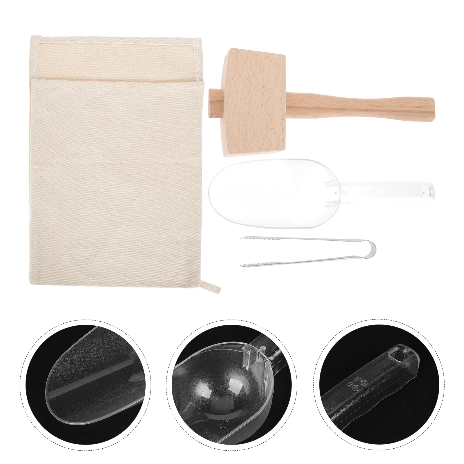 Professional Portable Household Crushed Ice Bag Ice Hammer Ice Crushing Bag Ice Scoop And Clip Ice Bag And Ice Mallet
Professional Portable Household Crushed Ice Bag Ice Hammer Ice Crushing Bag Ice Scoop And Clip Ice Bag And Ice Mallet