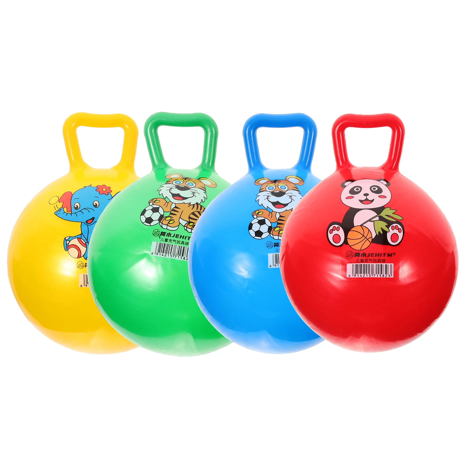 Toyandona Ball Children 4Pcs Hopper Jumping Bouncing Exercise Toy Color Animal Fitness Children Inflatable Pattern Balls
Toyandona Ball Children 4Pcs Hopper Jumping Bouncing Exercise Toy Color Animal Fitness Children Inflatable Pattern Balls