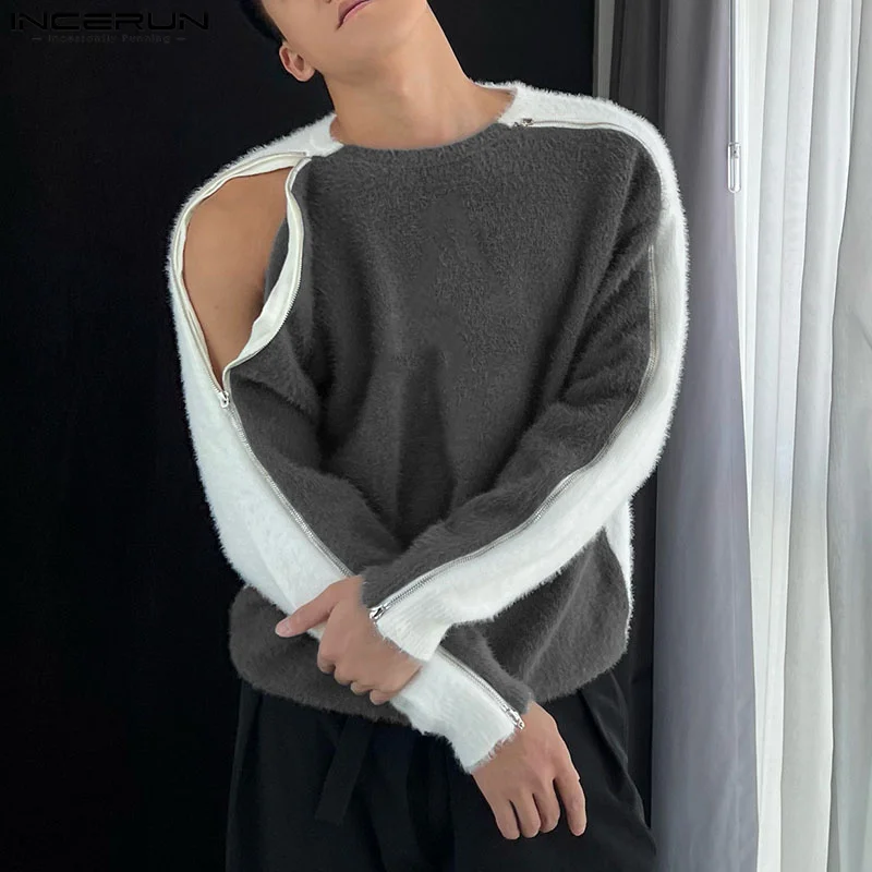 INCERUN Men Sweaters Patchwork Knitted Hollow Out O-neck Long Sleeve Men Clothing Streetwear 2024 Stylish Casual Pullovers S-5XL
INCERUN Men Sweaters Patchwork Knitted Hollow Out O-neck Long Sleeve Men Clothing Streetwear 2024 Stylish Casual Pullovers S-5XL