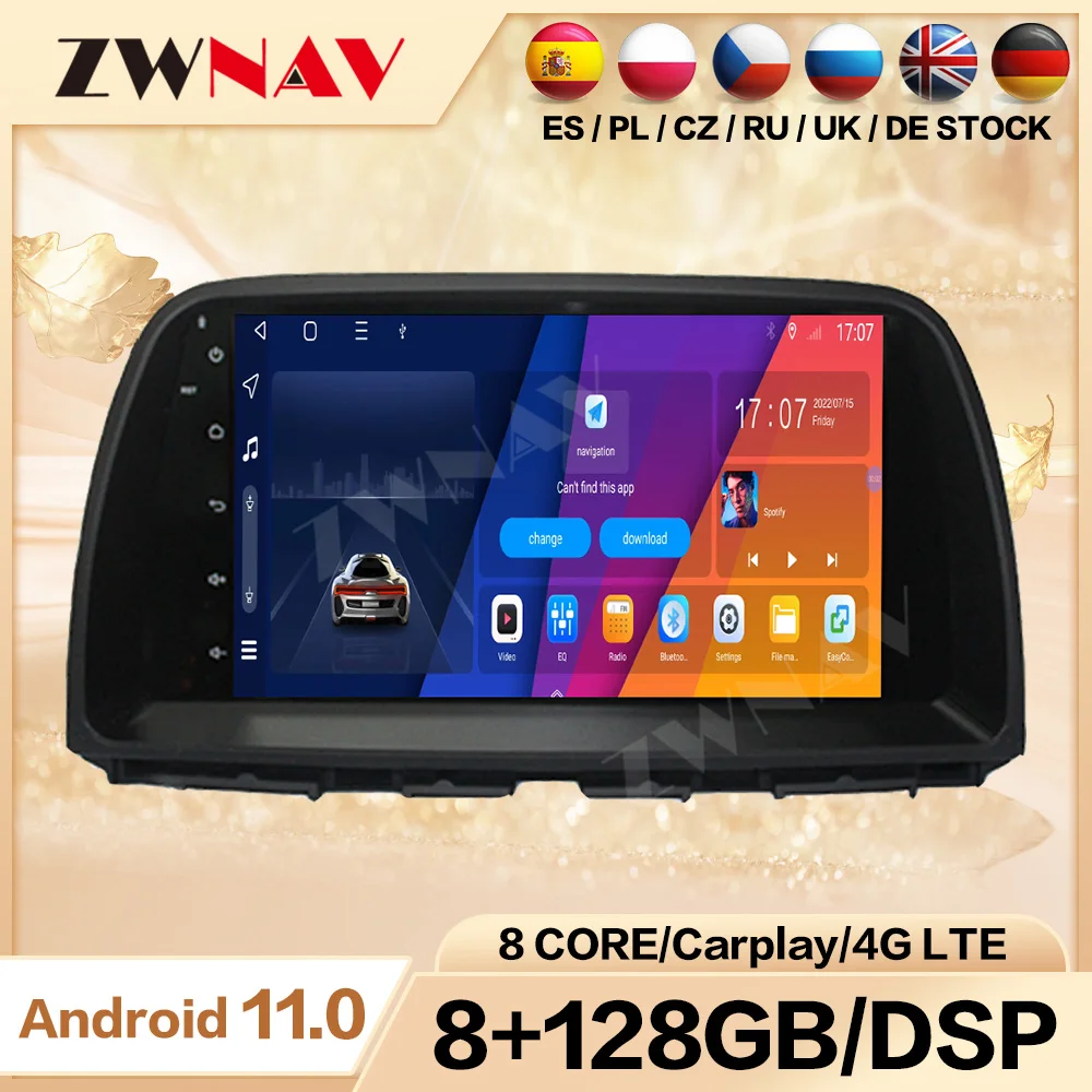Qualcommte Screen Android 11 Automotive Multimedia Player For Mazda CX5 2015 2016 GPS Radio Stereo LCD Bluetooth Carplay Refit
Qualcommte Screen Android 11 Automotive Multimedia Player For Mazda CX5 2015 2016 GPS Radio Stereo LCD Bluetooth Carplay Refit