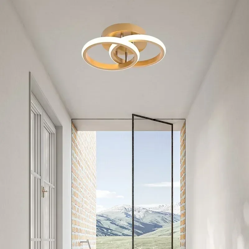 

Светодиодный современные потолочные светильники для коридора, нордическое домашнее освещение, лампы для спальни, гостиной, коридора, коридора, освещение для балкона