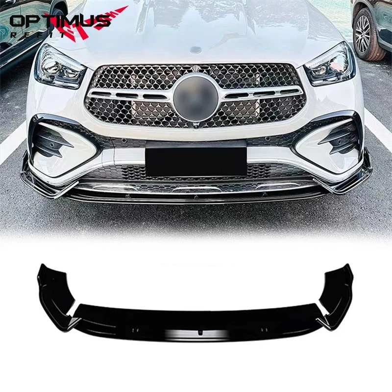 

For Mercedes Benz GLE Class GLE53 Coupe AMG W167 C167 2023 2024 Car Front Bumper Lip Spoiler lower Splitter Diffuser Body Kit