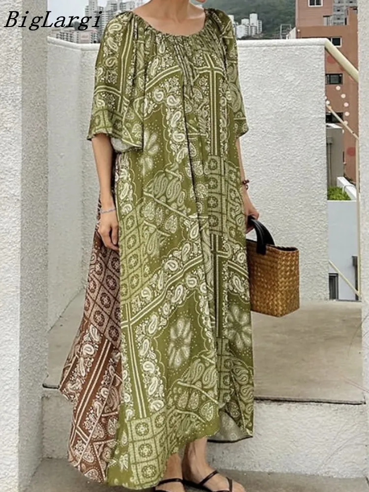 2023 Sexy Loose Pleated Dress Women Elegant Casual Modis Off Shoulder Vintage Beach Summer Dress Vestidos Korean Dresses Women
2023 Sexy Loose Pleated Dress Women Elegant Casual Modis Off Shoulder Vintage Beach Summer Dress Vestidos Korean Dresses Women