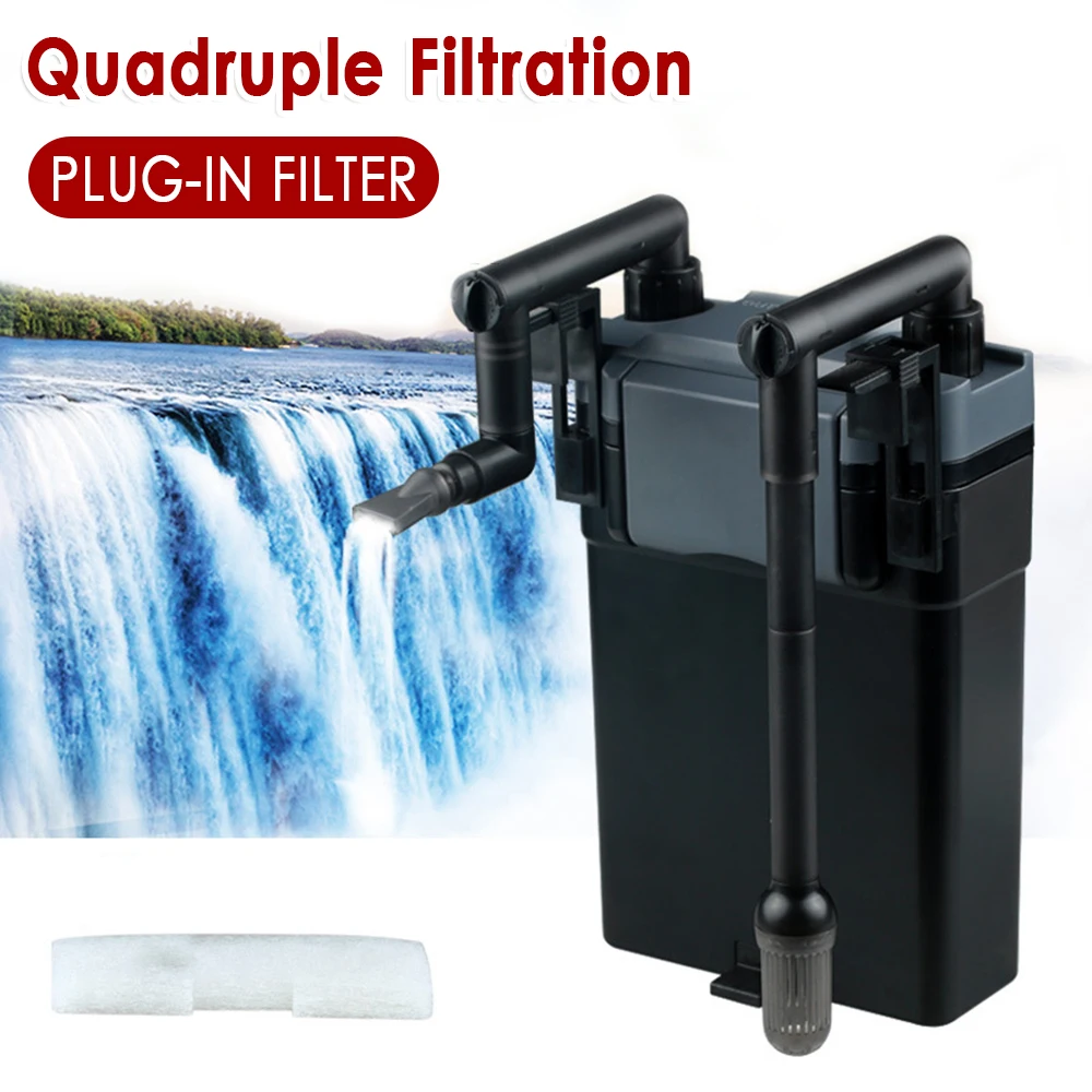 Hang On Filter Water Fall Adjustable Flow Skimmer Filter Media Chooseable 6w Aquarium Tank External Multi-stage Filter
Hang On Filter Water Fall Adjustable Flow Skimmer Filter Media Chooseable 6w Aquarium Tank External Multi-stage Filter