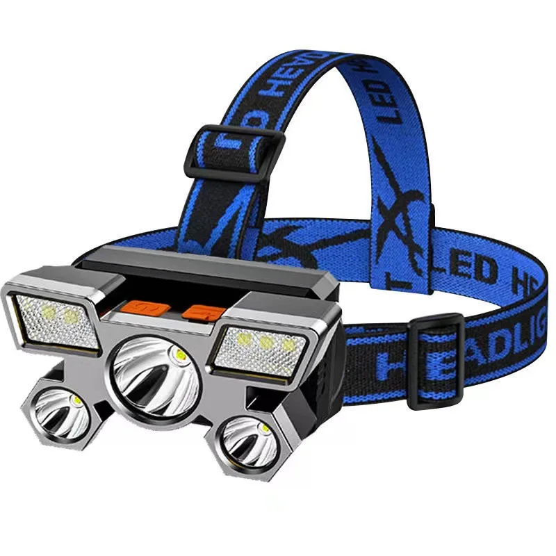 LED head mounted lamp five-headed aircraft lights USB charging small flashlight outdoor miner's lamp work light night fishing
LED head mounted lamp five-headed aircraft lights USB charging small flashlight outdoor miner's lamp work light night fishing