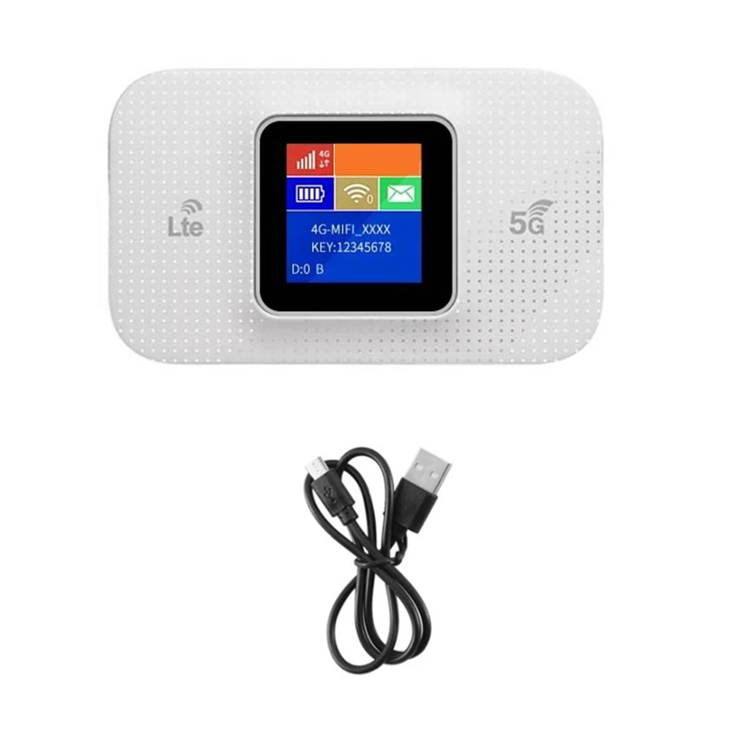 4G MIFI Portable Wifi Portable Wifi Router Portable Router Car Hotspot Color Display 150M 3000Mah With SIM Card Slot
4G MIFI Portable Wifi Portable Wifi Router Portable Router Car Hotspot Color Display 150M 3000Mah With SIM Card Slot
