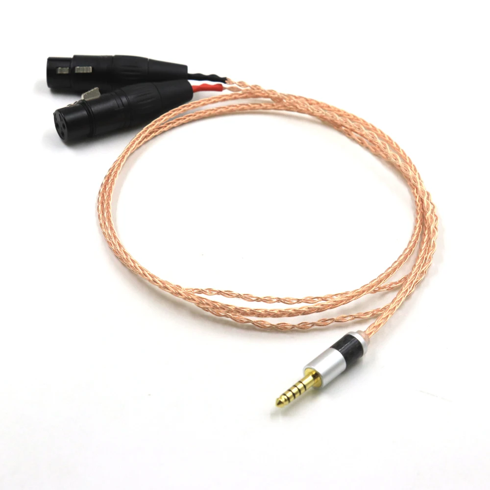 New 8 Cores Pure Copper 4.4mm Balanced Male to Dual 2x 3pin XLR Balanced Female Audio Adapter Cable
New 8 Cores Pure Copper 4.4mm Balanced Male to Dual 2x 3pin XLR Balanced Female Audio Adapter Cable