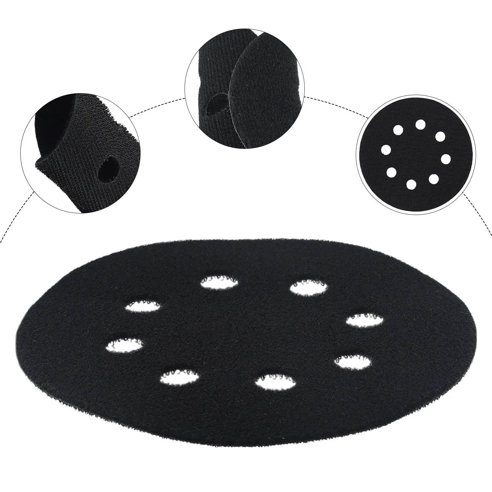 Interface Pad Protection Pad Prevents Dust Protection 5 Inch 8 Holes Cushioning Pad For Sanding Sanding Discs
Interface Pad Protection Pad Prevents Dust Protection 5 Inch 8 Holes Cushioning Pad For Sanding Sanding Discs