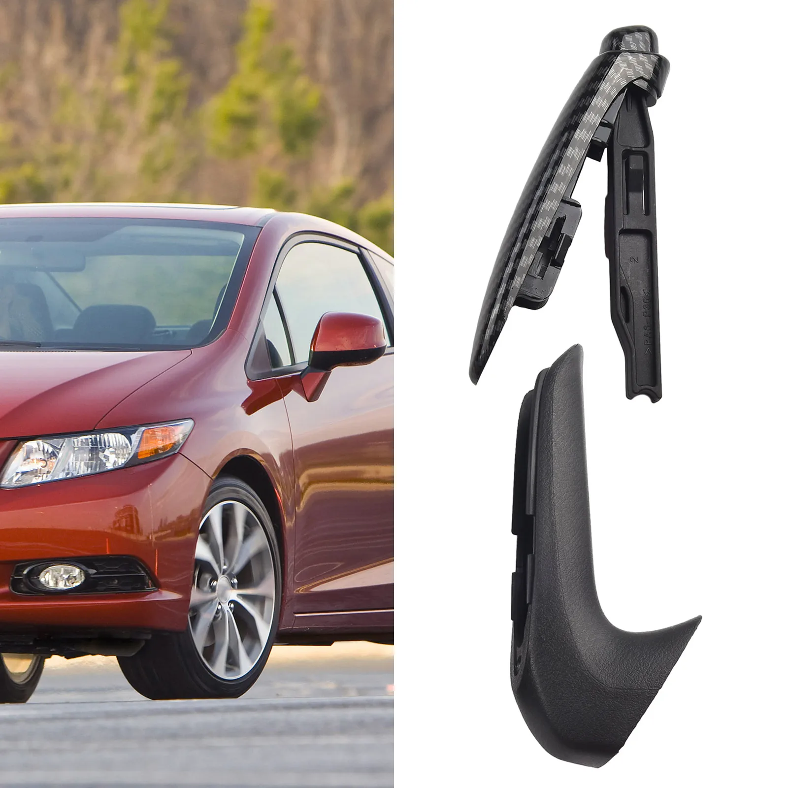 For Honda Civic Coupe Sedan 2006 - 2011 Carbon Fiber Front Hand Brake-Trim Cover ABS-Auto Acesssories
For Honda Civic Coupe Sedan 2006 - 2011 Carbon Fiber Front Hand Brake-Trim Cover ABS-Auto Acesssories