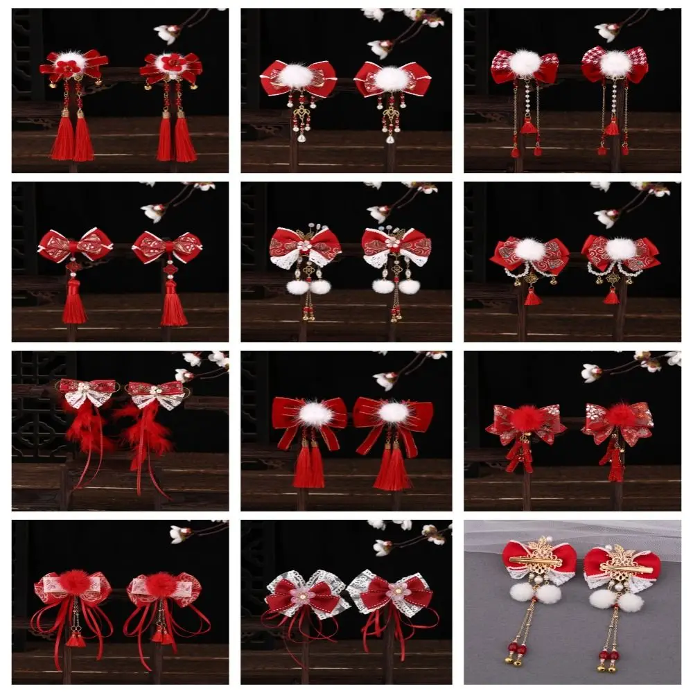 Costume Headwear New Year Red Hairclip Hair Accessories Princess Chinese Style Hair Clip Lace Hanfu Headdress Red Bow Hair Clip
Costume Headwear New Year Red Hairclip Hair Accessories Princess Chinese Style Hair Clip Lace Hanfu Headdress Red Bow Hair Clip