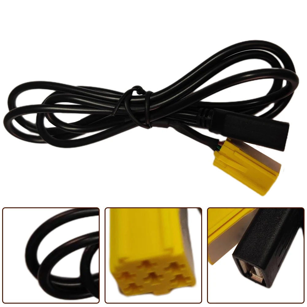 1pcs Car 6Pin Connector Plug To USB Adapter-Cable For Fiat Grande-Punto 2007-2024 Car AUX Audio Input Cable
1pcs Car 6Pin Connector Plug To USB Adapter-Cable For Fiat Grande-Punto 2007-2024 Car AUX Audio Input Cable