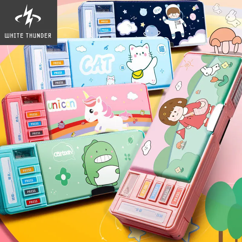 Pencil Cases Case Material Escolar Unicorn Kawaii Estuche Stationery School Supplies Trousse Scolaire Cute Multifunction Pen Box
Pencil Cases Case Material Escolar Unicorn Kawaii Estuche Stationery School Supplies Trousse Scolaire Cute Multifunction Pen Box