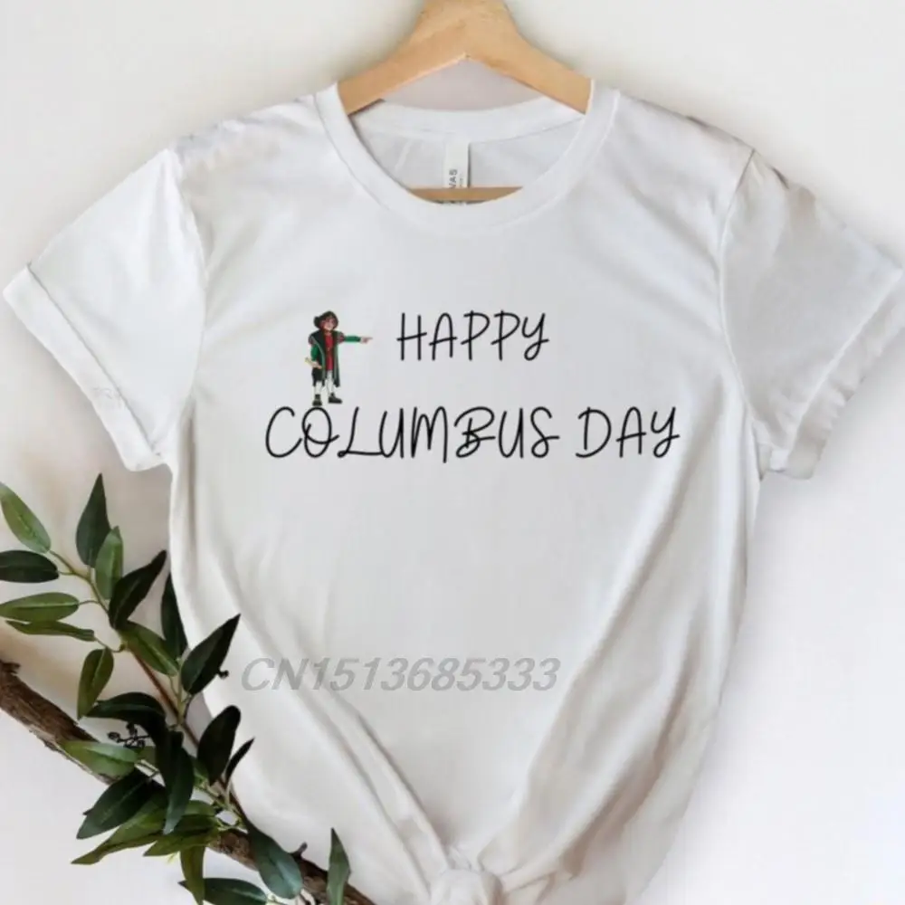 Happy Columbus Day Female Vintage Cotton T-shirts Unisex Round Neck Oversized Clothing Women Cotton Short Sleeve Tees Retro Tops
Happy Columbus Day Female Vintage Cotton T-shirts Unisex Round Neck Oversized Clothing Women Cotton Short Sleeve Tees Retro Tops