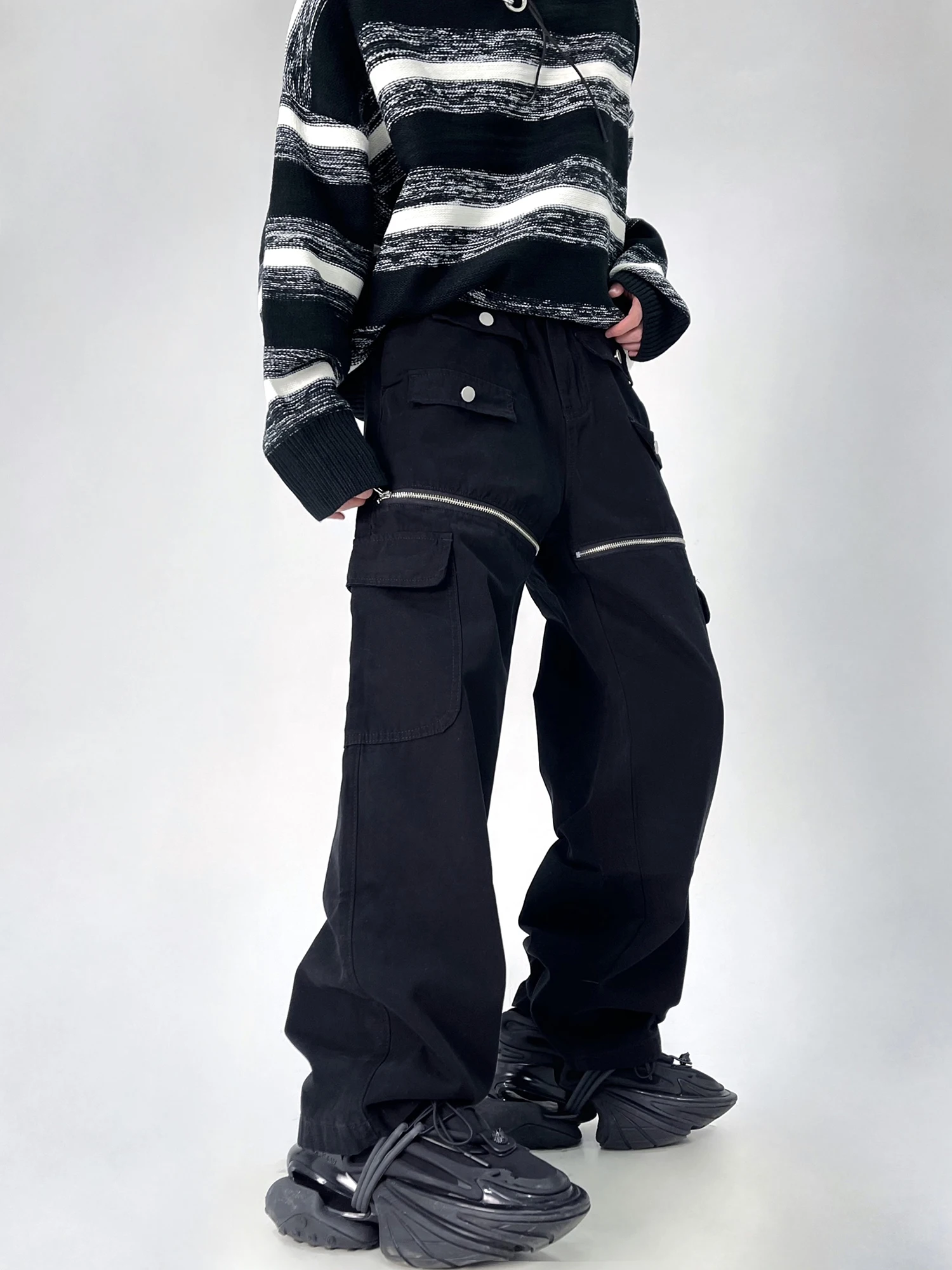27-46 New 2023 Men Women Clothing Performance Hip Hop Zipper Design Overalls Casual Pants Trousers Plus Size Costumes
27-46 New 2023 Men Women Clothing Performance Hip Hop Zipper Design Overalls Casual Pants Trousers Plus Size Costumes