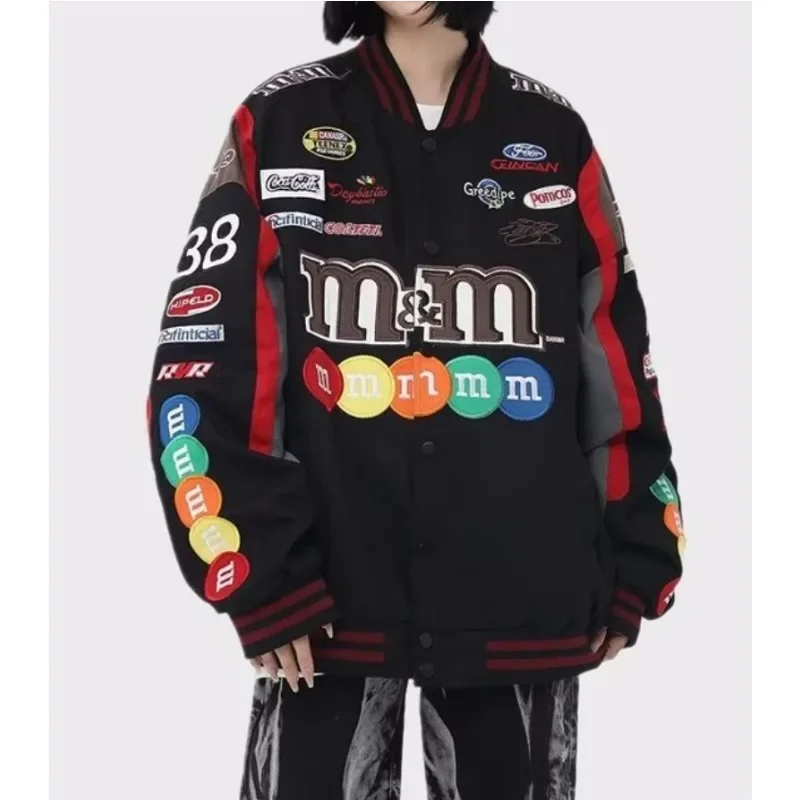 Spring Autumn Women Bomber Jacket Hip Hop Streetwear Varsity Jacket Casual Vintage Coats Long Sleeve Stand Collar Outerwear
Spring Autumn Women Bomber Jacket Hip Hop Streetwear Varsity Jacket Casual Vintage Coats Long Sleeve Stand Collar Outerwear