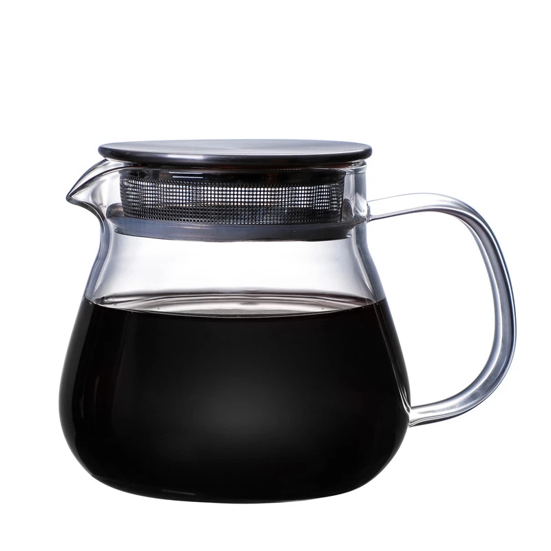 HOT SALE Heat Resistant Coffee Pot Hand Brewing Coffee Pot Steel Cover Transparent Sharing Pot Glass Brewing Pot With Handle
HOT SALE Heat Resistant Coffee Pot Hand Brewing Coffee Pot Steel Cover Transparent Sharing Pot Glass Brewing Pot With Handle