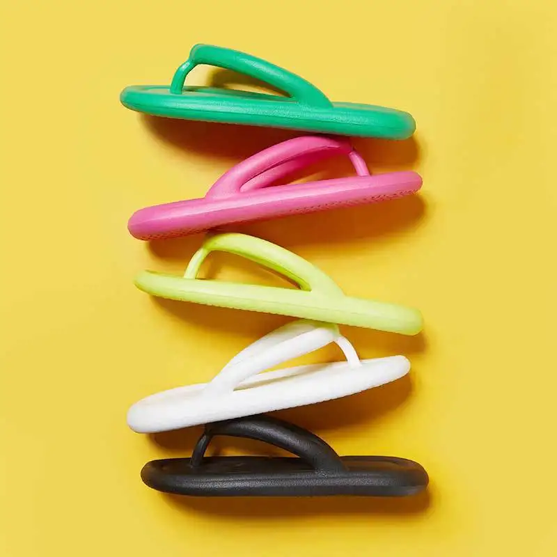 

Soft Bottom Platform Slippers Woman Comfy Non Slip Flat Slide Sandals Candy Fashion Shoes Women Summer Beach Flip Flops 2023 New