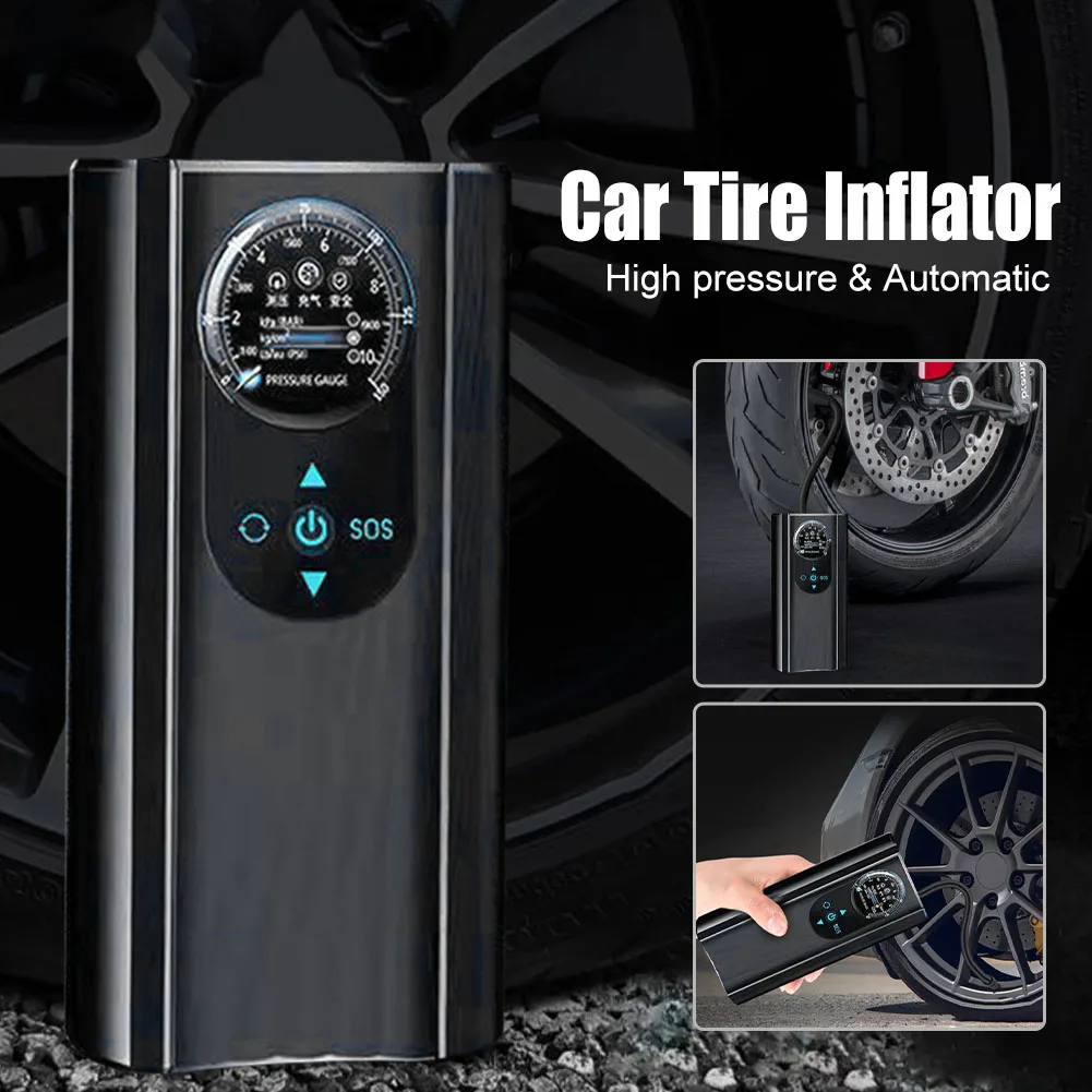 Smart Inflator Tire Pump 12V 150PSI Powerful Car Air Compressor For Motorcycles Bike Ball Tyre Digital Electric Inflatable Pump
Smart Inflator Tire Pump 12V 150PSI Powerful Car Air Compressor For Motorcycles Bike Ball Tyre Digital Electric Inflatable Pump