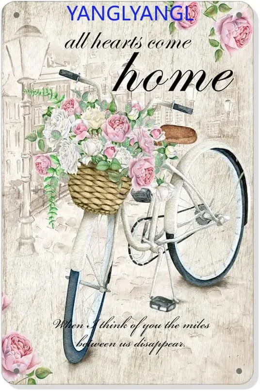 Vintage Wall Decorative,Rustic Bicycle and Flowers/Parrot/Flamingo Cute Hanging Metal Sign for Kitchen Bathroom Bedroom Decor
Vintage Wall Decorative,Rustic Bicycle and Flowers/Parrot/Flamingo Cute Hanging Metal Sign for Kitchen Bathroom Bedroom Decor