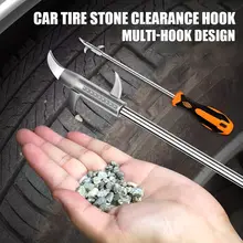 2 in 1 Car Tire Stone Cleaner with Phillips screwdriver Tire gap Stone Cleaning Hook Removes Stones Picks Tires Cleaning Tool
2 in 1 Car Tire Stone Cleaner with Phillips screwdriver Tire gap Stone Cleaning Hook Removes Stones Picks Tires Cleaning Tool