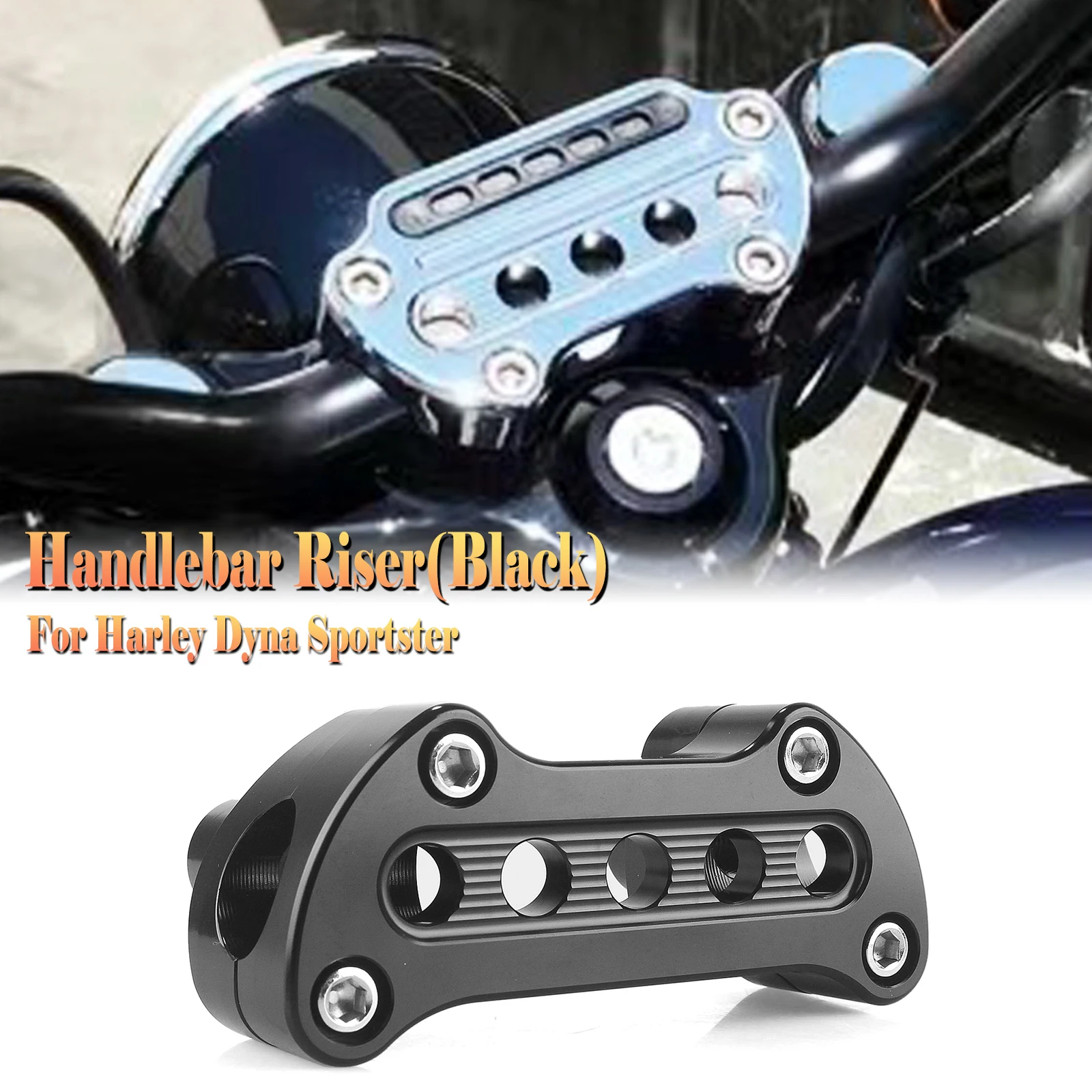 

For Most Harley-Davidson Dyna / Street bob / Softail / Sportster and Other Models Motorcycle Handlebar Risers Clamp