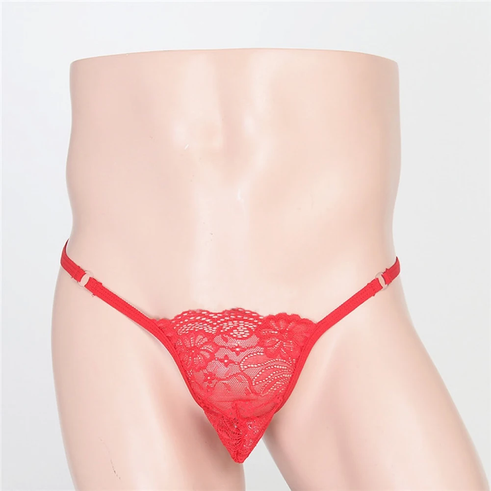 Men Sissy Panties See Through Lace Bulge Pouch G-String Thong Transparent Jockstrap String Low Rise T-Back Underwear String Homm
Men Sissy Panties See Through Lace Bulge Pouch G-String Thong Transparent Jockstrap String Low Rise T-Back Underwear String Homm