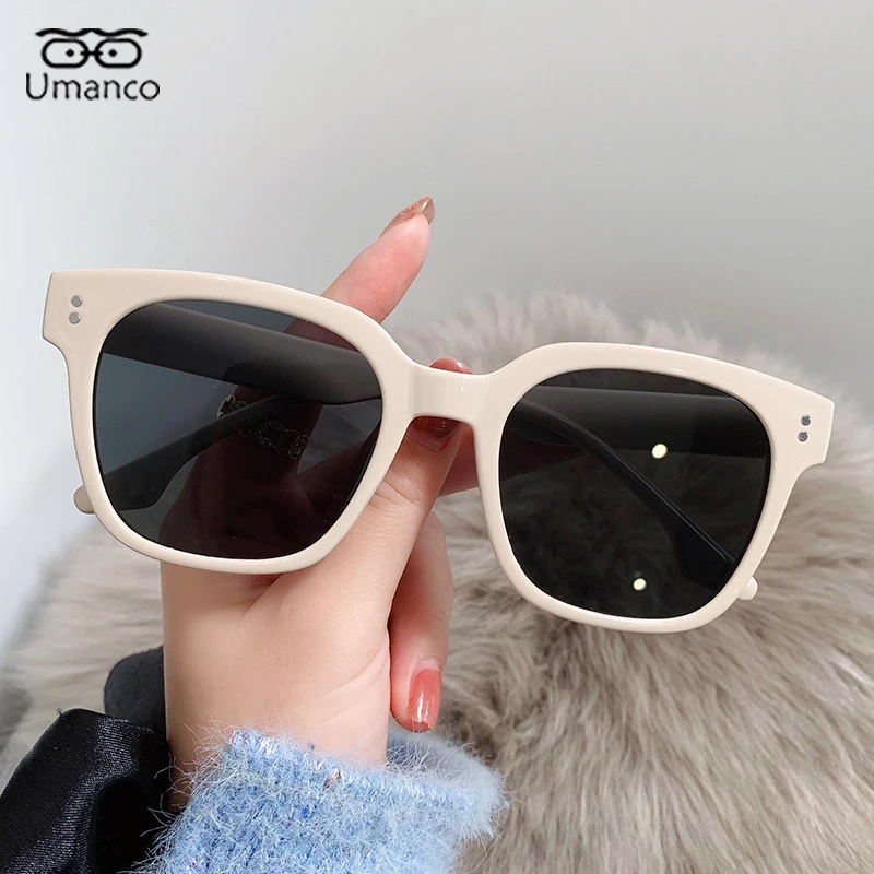

Umanco модные квадратные солнцезащитные очки для женщин Роскошные брендовые дизайнерские солнцезащитные очки с защитой от ультрафиолета UV400 Солнцезащитные очки в стиле ретро для вождения