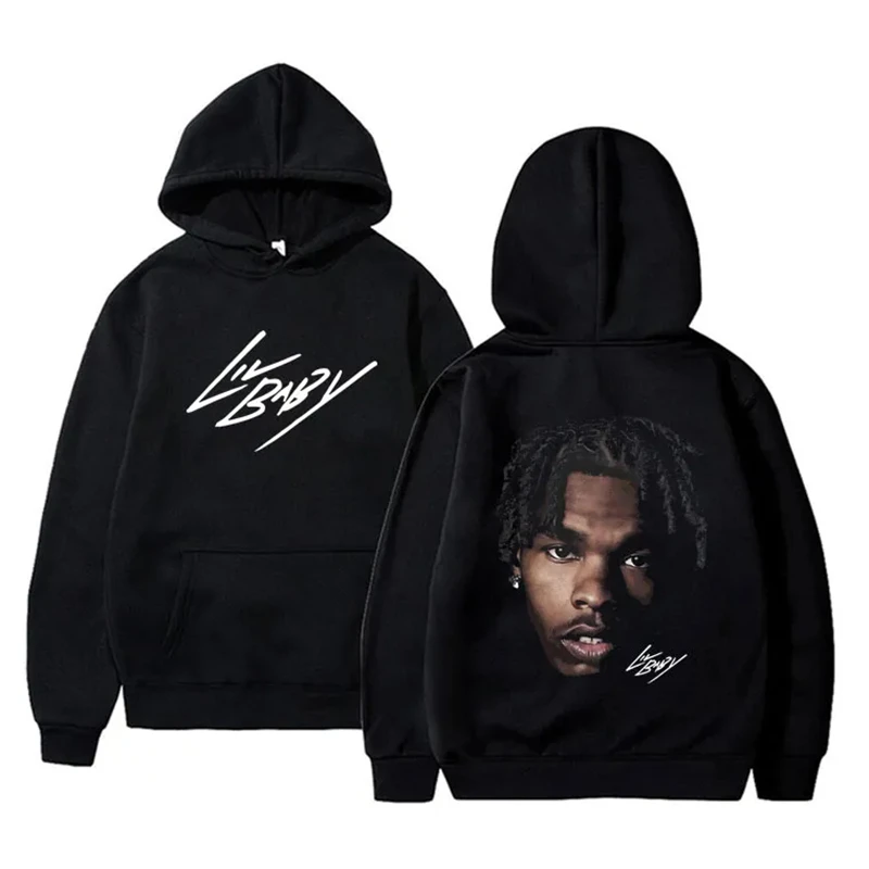 New Hip Hop Rap Singer Lil Baby Double sided Printed Hoodie Men's and Women's Large Sweatshirt Men's Fashion Rap High Quality
New Hip Hop Rap Singer Lil Baby Double sided Printed Hoodie Men's and Women's Large Sweatshirt Men's Fashion Rap High Quality