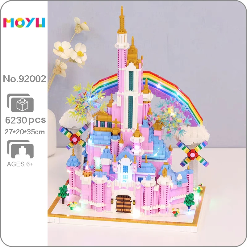 Moyu 92002 World Architecture Rainbow Windmill Castle Cloud Palace Mini Diamond Blocks Bricks Building Toy For Children No Box
Moyu 92002 World Architecture Rainbow Windmill Castle Cloud Palace Mini Diamond Blocks Bricks Building Toy For Children No Box
