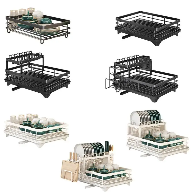 Dish Drying Rack Large Compact Rust-Proof Dish Drainer Drainboard Set Utensil Holder Kitchen Counter Drainboard Set For Sink
Dish Drying Rack Large Compact Rust-Proof Dish Drainer Drainboard Set Utensil Holder Kitchen Counter Drainboard Set For Sink