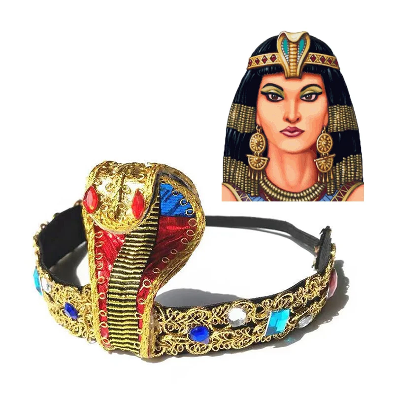 Novely Egypt Queen Headdress Stylish Theme Costume Egyptian Gift Crown Snake Headdress for Wedding Event Prom Festival Ladies
Novely Egypt Queen Headdress Stylish Theme Costume Egyptian Gift Crown Snake Headdress for Wedding Event Prom Festival Ladies