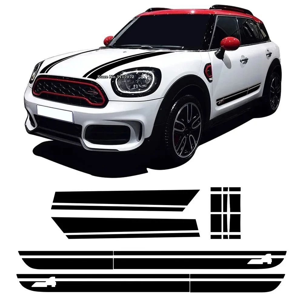 Car Hood Decal Bonnet Band Rear Trunk Body Kit Side Stripes Skirt Sticker For Mini Countryman F60 Jcw Accessories
Car Hood Decal Bonnet Band Rear Trunk Body Kit Side Stripes Skirt Sticker For Mini Countryman F60 Jcw Accessories