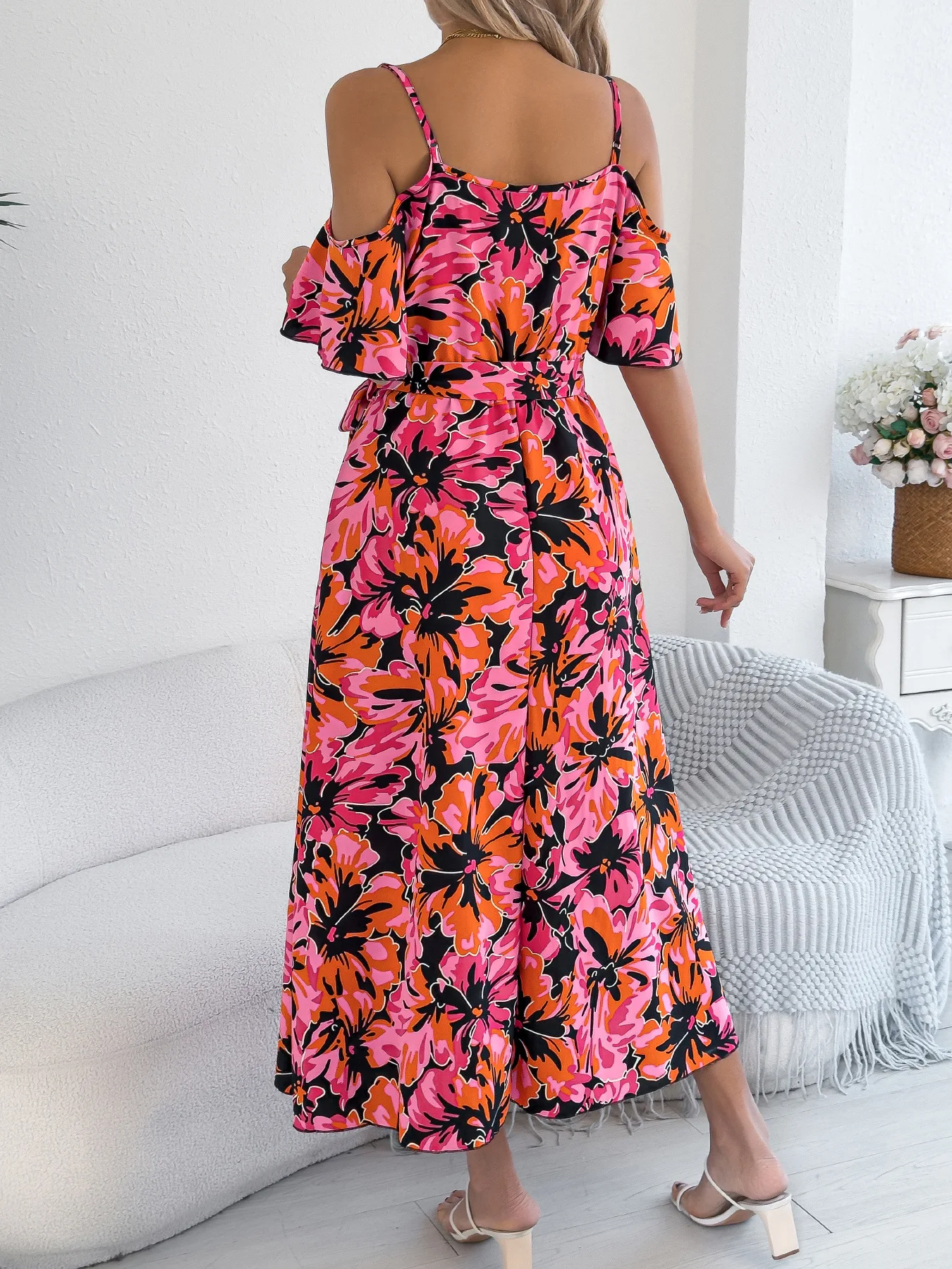 VigoCasey 2025 Summer Sexy Print Long Dress Women Off Shoulder Short Sleeve Clud Dress Lady Casual Cross V Neck Tight Dresses 32 Sfafd4e57fdc247a09fa12178c96ce9cdB