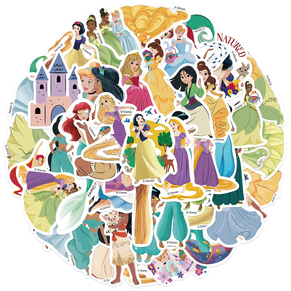 10/30/50PCS Cute Disney Princess Stickers for Kids Waterproof Graffiti Luggage Laptop Diary Car Kawaii Girls Decoration Decals
10/30/50PCS Cute Disney Princess Stickers for Kids Waterproof Graffiti Luggage Laptop Diary Car Kawaii Girls Decoration Decals