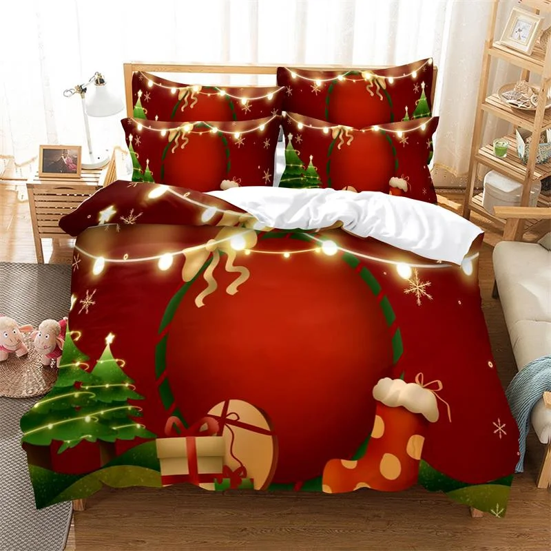 Christmas Bedding Set Duvet Cover New Year Quilt Cover Boys Girls Bed Set Christmas Decorations Bedroom Hotel Bedding Set
Christmas Bedding Set Duvet Cover New Year Quilt Cover Boys Girls Bed Set Christmas Decorations Bedroom Hotel Bedding Set