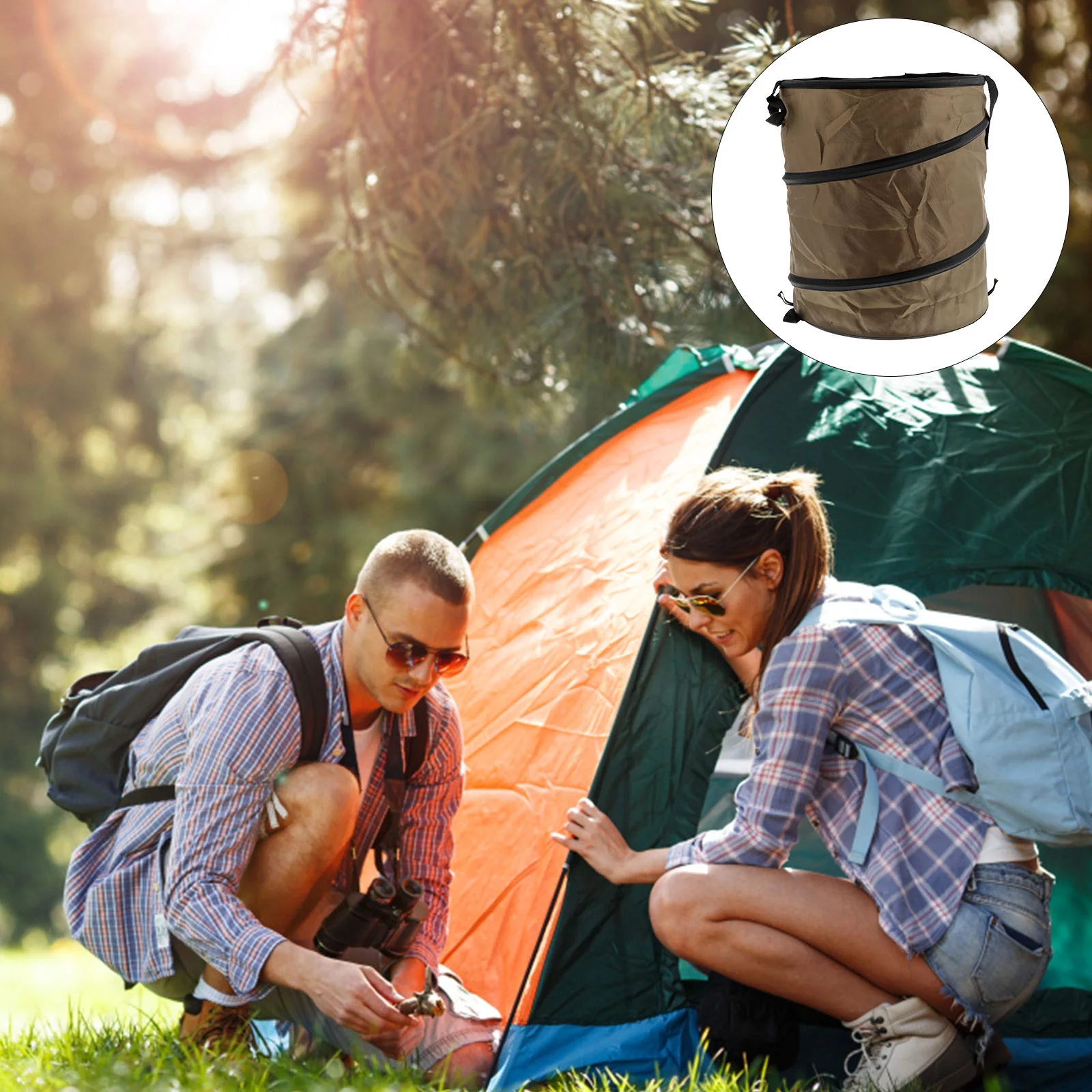 Trash Can Outdoor Folding Camp Collapsible Foldable for Camping Garbage Bins Garden
Trash Can Outdoor Folding Camp Collapsible Foldable for Camping Garbage Bins Garden