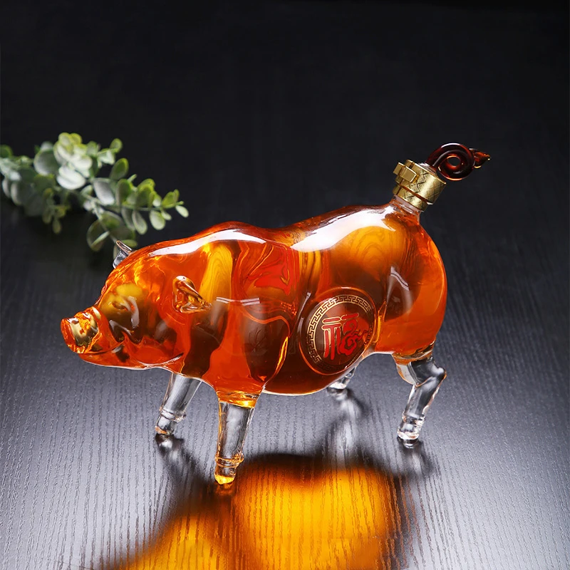 Декантер для виски в форме милой свиньи с китайским знаком зодиака, уникальный ликерный бар и украшение, спиртовая бутылка для ликера, виски, Бурбона
Декантер для виски в форме милой свиньи с китайским знаком зодиака, уникальный ликерный бар и украшение, спиртовая бутылка для ликера, виски, Бурбона