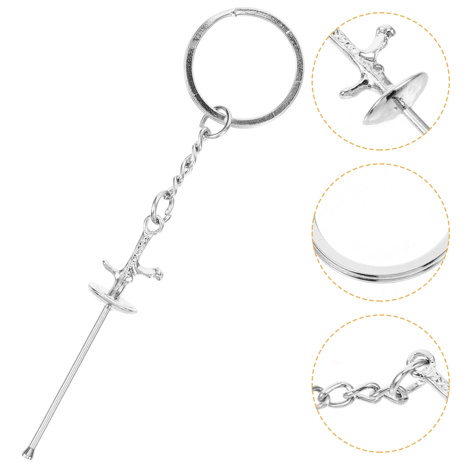 Fencing Keychain Metal Fencing Key Ring Handbag Charm Car Key Ring Bag Purse Hanging Pendant Fencing Sport Fans Fencer Souvenir
Fencing Keychain Metal Fencing Key Ring Handbag Charm Car Key Ring Bag Purse Hanging Pendant Fencing Sport Fans Fencer Souvenir