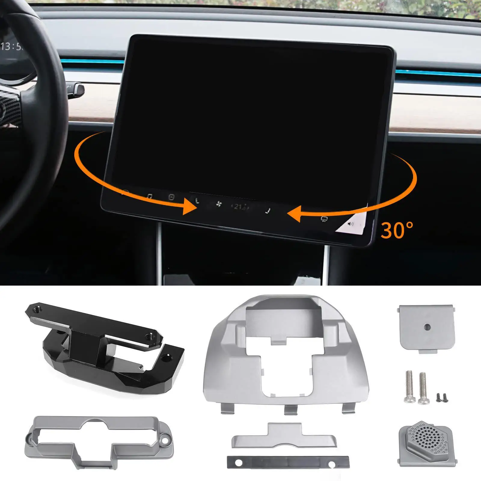 Screen Rotating Bracket Touchscreen Holder Central Control ,Premium Screen Swivel Mount, for 2017-2022
Screen Rotating Bracket Touchscreen Holder Central Control ,Premium Screen Swivel Mount, for 2017-2022
