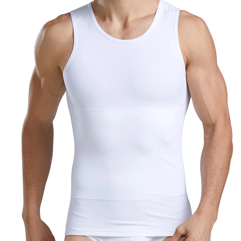 

Mens Tank Tops Compression Muscle Shirt Vest Undershirt Body Shaper Sport Fitness Sleeveless T-shirts Men Bodybuilding Tanks Tee