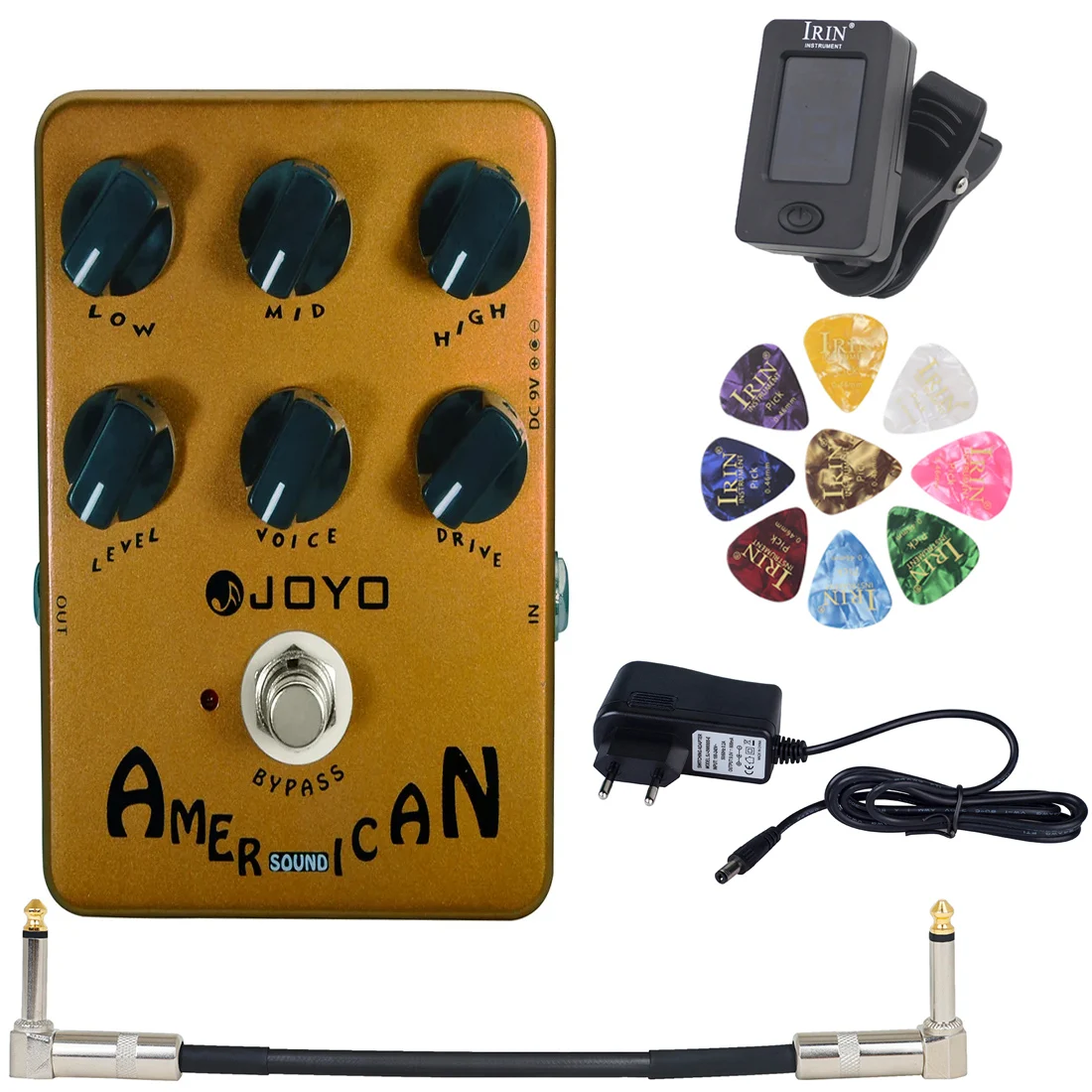 JOYO/IRIN American Sound Overdrive Guitar Effect Pedal High Gain Distortion Effect From AC/DC Crunch to Heavy Metal
JOYO/IRIN American Sound Overdrive Guitar Effect Pedal High Gain Distortion Effect From AC/DC Crunch to Heavy Metal