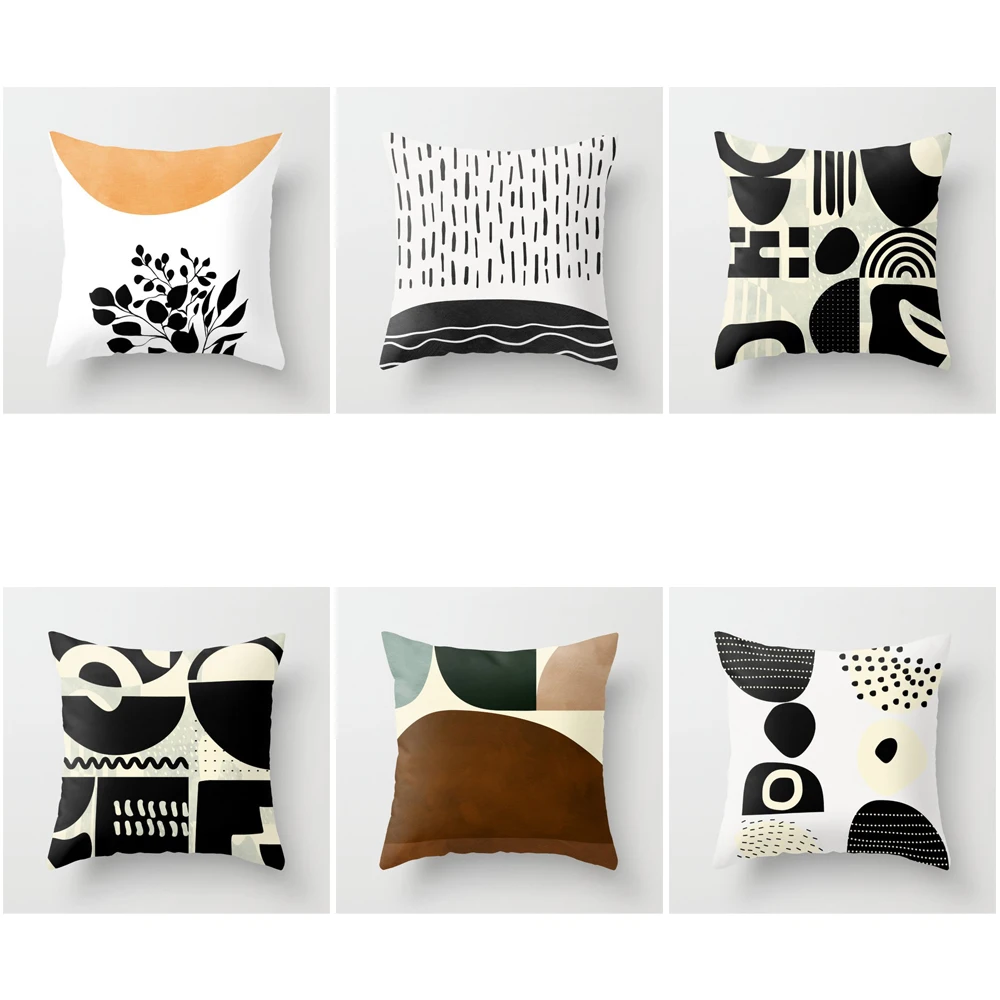 Bedroom Living Room Abstract Pattern Black Gray Home Decor Sofa Cushion Pillow Cover
Bedroom Living Room Abstract Pattern Black Gray Home Decor Sofa Cushion Pillow Cover