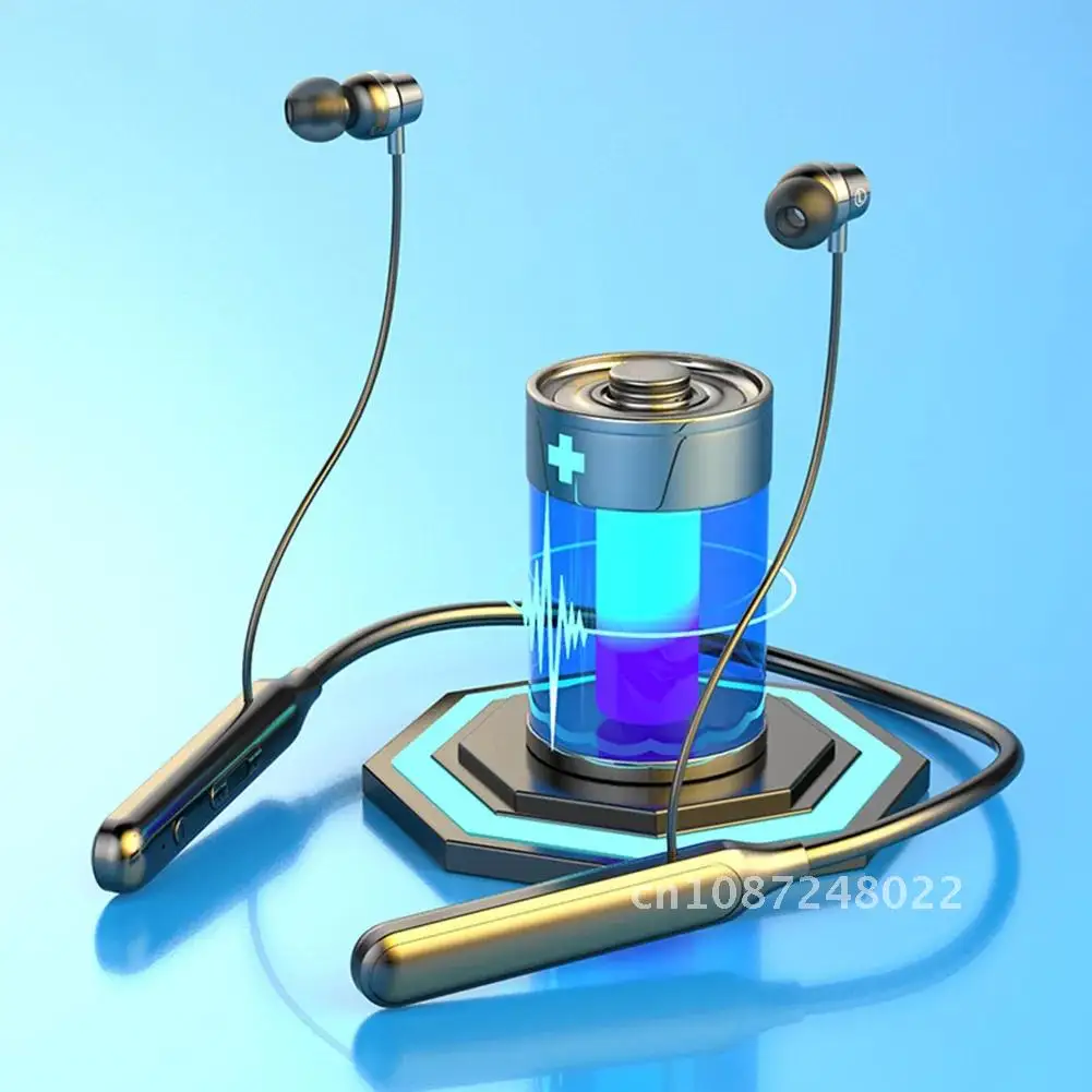 Wireless Earphone Bluetooth-compatible Magnetic Neckband Headphone Waterproof Sport Headset Noise Cancelling MIC 250 hours
Wireless Earphone Bluetooth-compatible Magnetic Neckband Headphone Waterproof Sport Headset Noise Cancelling MIC 250 hours