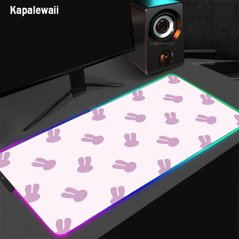 

Игровой коврик для мыши RGB Kawaii милый кот со светодиодной подсветкой