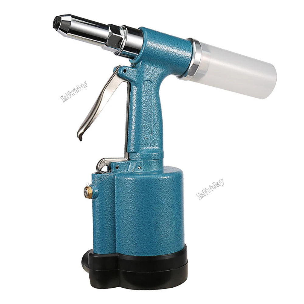 

Pneumatic Rivet Gun Kit Hydraulic Air Riveter 2.4-5mm Air Riviting Gun Tool 16mm Stroke 8400N Working Pressure