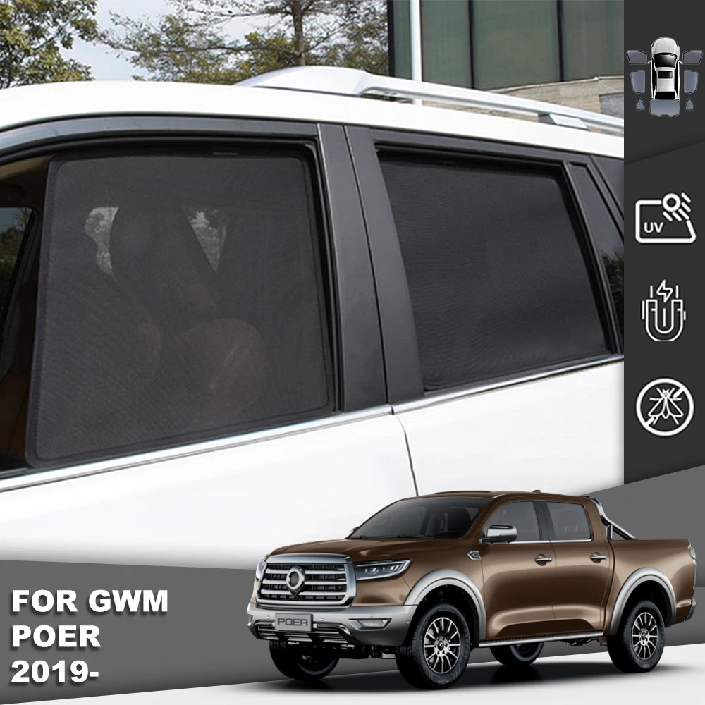 Для Great Wall GWM Poer UTE Cannon 2019-2023 Автомобильный солнцезащитный козырек, переднее лобовое стекло, занавеска, задняя сторона, детское окно, козырек от солнца, козырек
Для Great Wall GWM Poer UTE Cannon 2019-2023 Автомобильный солнцезащитный козырек, переднее лобовое стекло, занавеска, задняя сторона, детское окно, козырек от солнца, козырек
